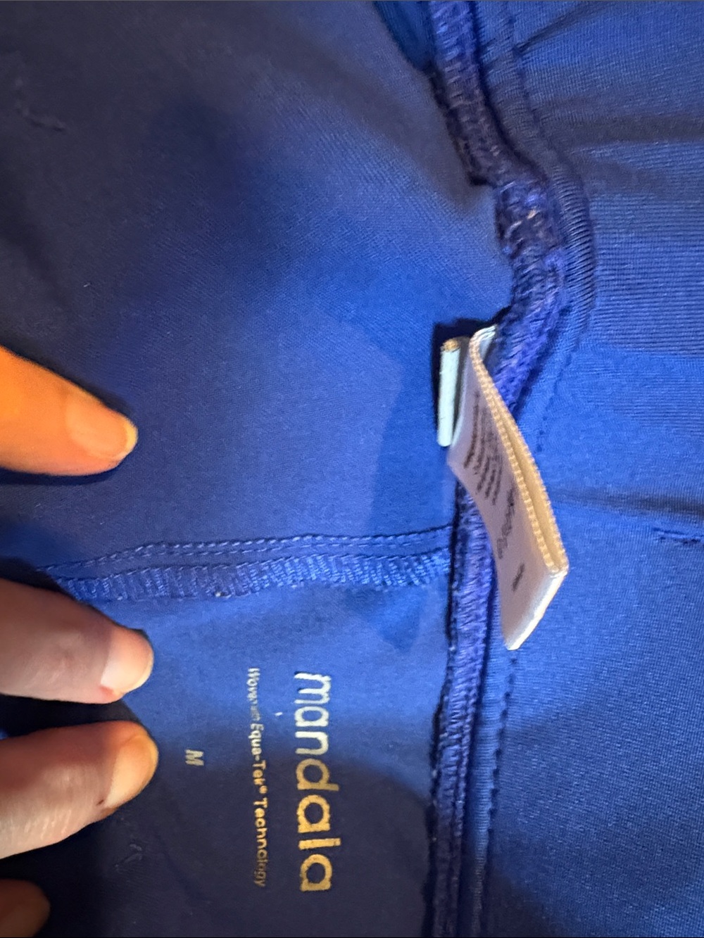Women's Cobalt Blue scrub pants- Casual Comfort - Picture 4 of 4